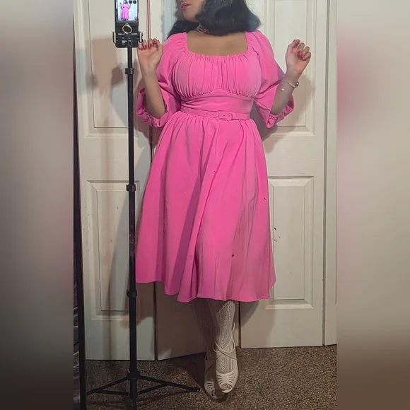 Vixen By Micheline Pitt Vacation Dress (M) - EUC - Picture 3 of 5